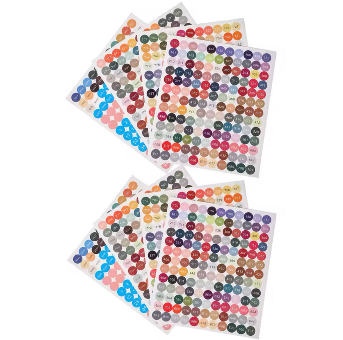 DMC Colour Sticker Set 2pk - Belfair Designs
