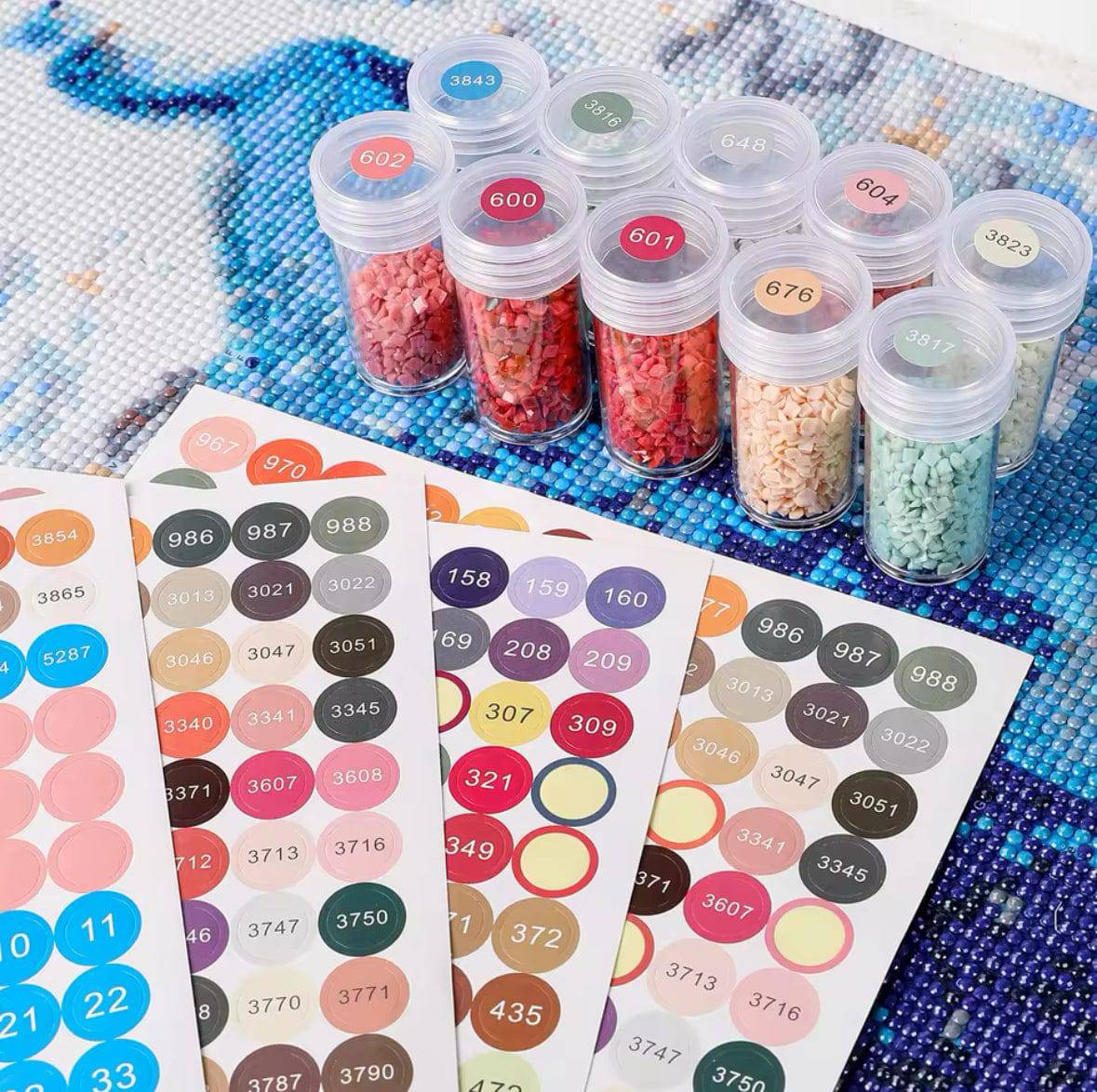 DMC Colour Sticker Set 2pk - Belfair Designs