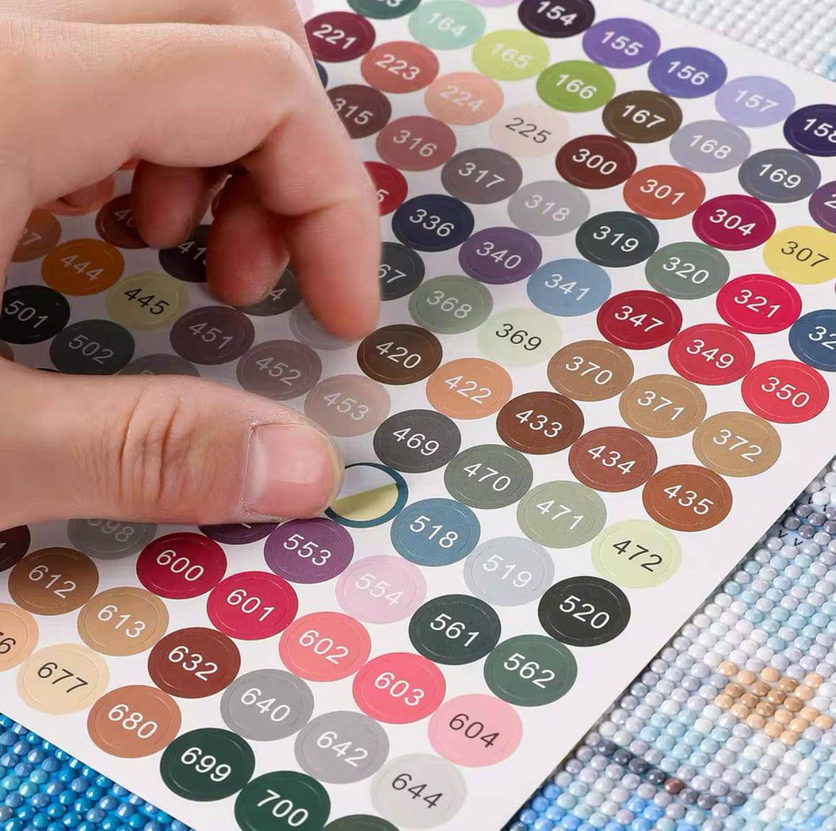 DMC Colour Sticker Set 2pk - Belfair Designs