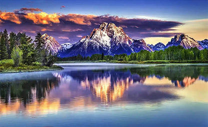 Mountain Landscape Diamond Art Kits - Belfair Designs