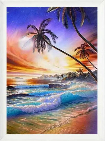 Sunset Beach Diamond Art Kits (Clearance) - Belfair Designs