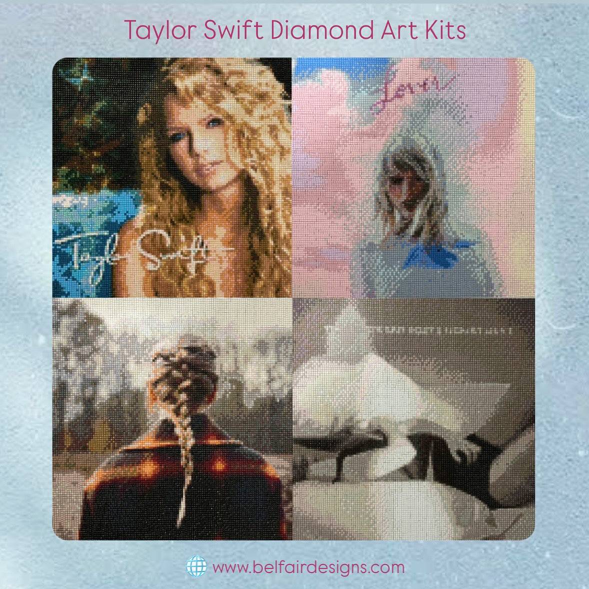 Taylor Swift Album Cover Diamond Art Kits - Belfair Designs